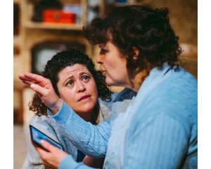 Karin Diamond and Francine Morgan in Re-Live Theatre's Belonging